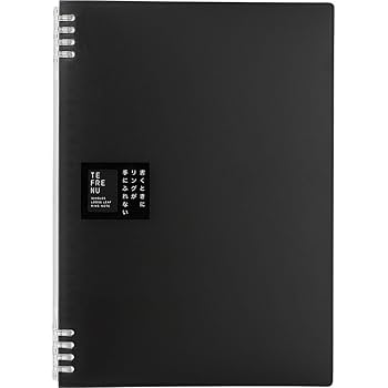 みくんページ Amazon | キングジム リングノート テフレーヌ 30穴 A4タテ 黒